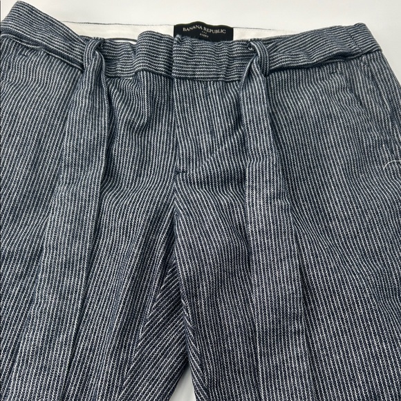 Banana Republic Men's Pinstriped Black Pants - Picture 16 of 16